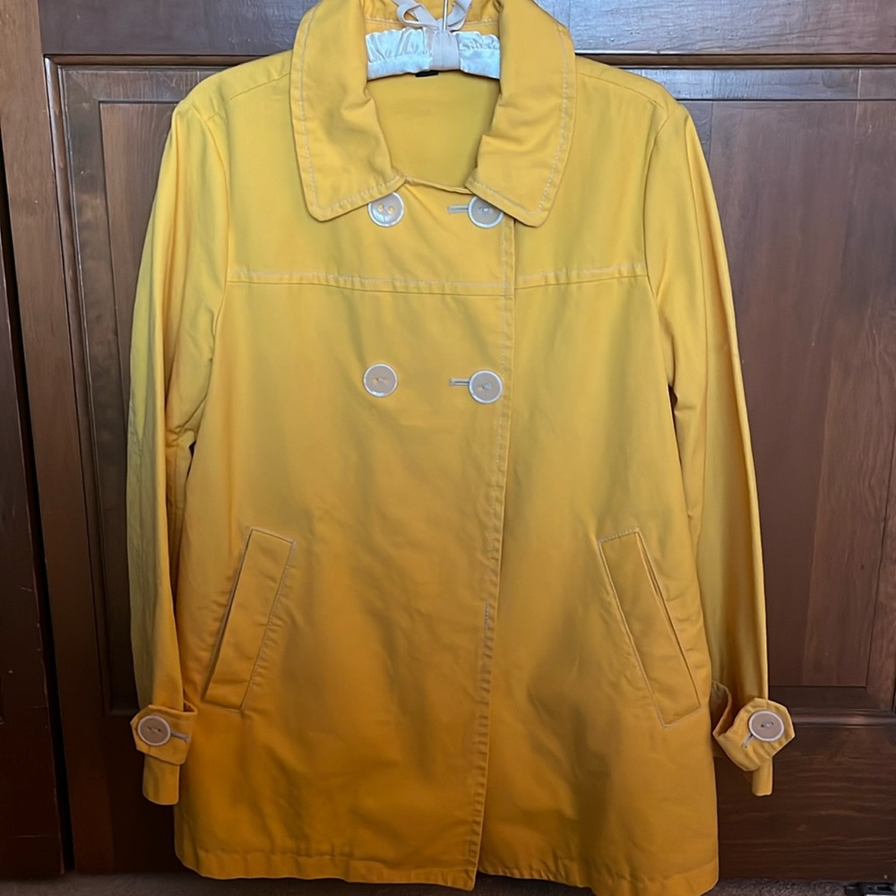 Yellow jacket by Gap.